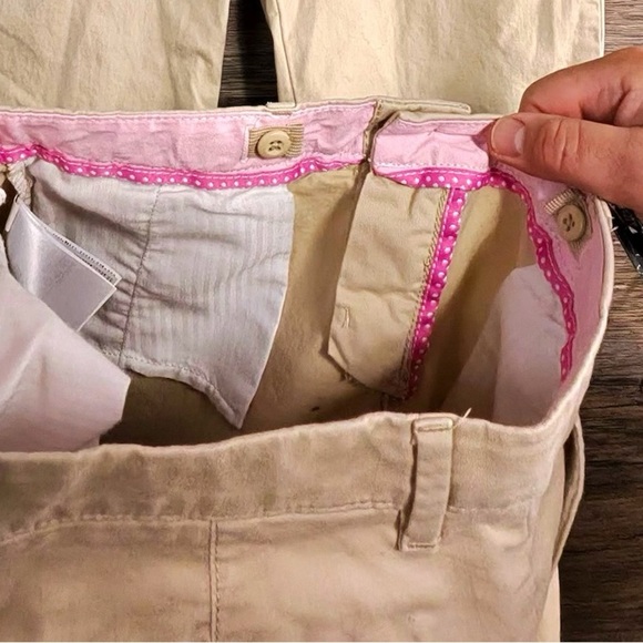 Set of 2 GAP Kids Girls Bermuda Uniform Tan Shorts - Picture 6 of 9